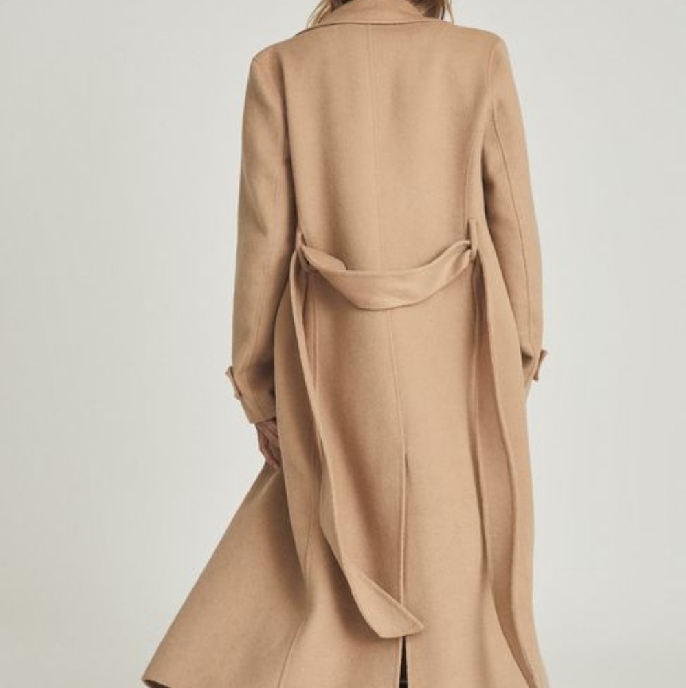 *Restock!* NWT REISS | Leah Wool Blend Long Coat - Picture 7 of 15